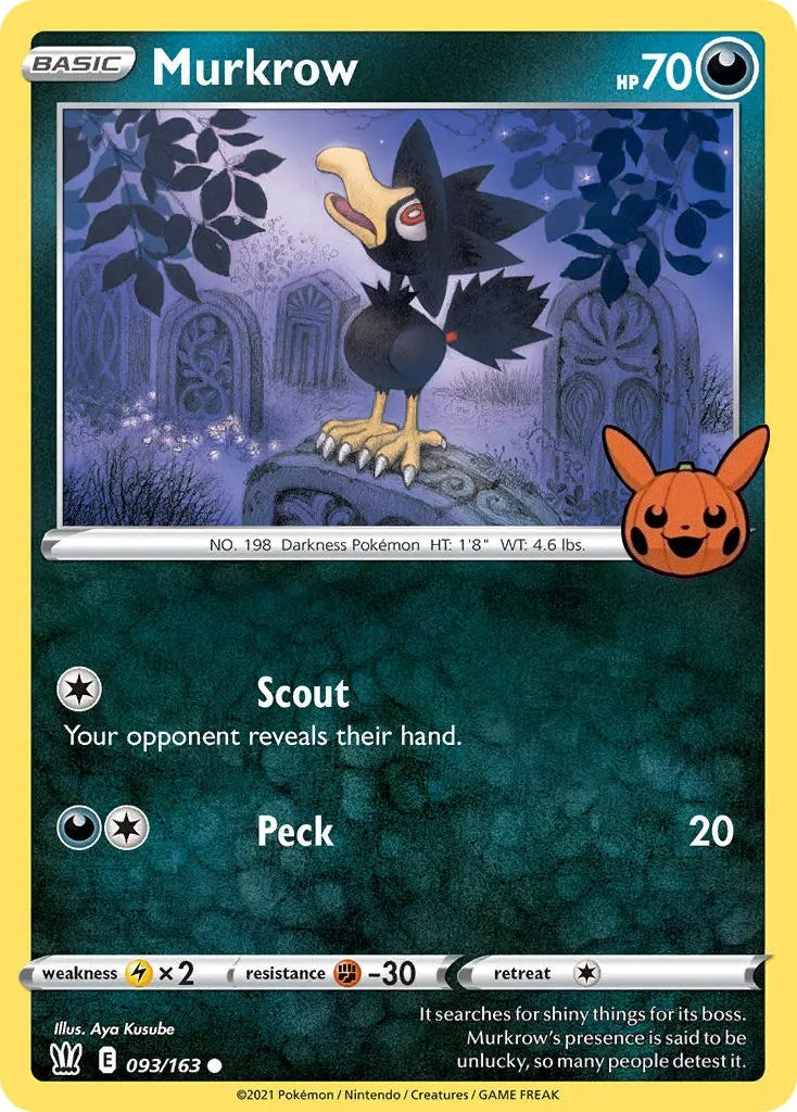 Murkrow (093/163) [Trick or Trade] | Galactic Gamez