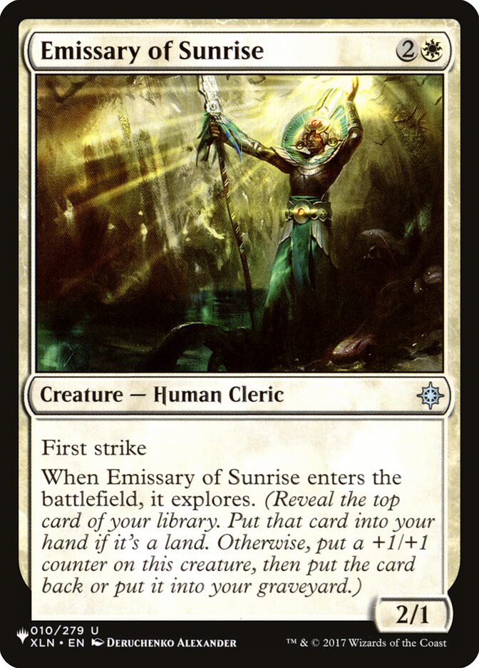 Emissary of Sunrise [The List] | Galactic Gamez