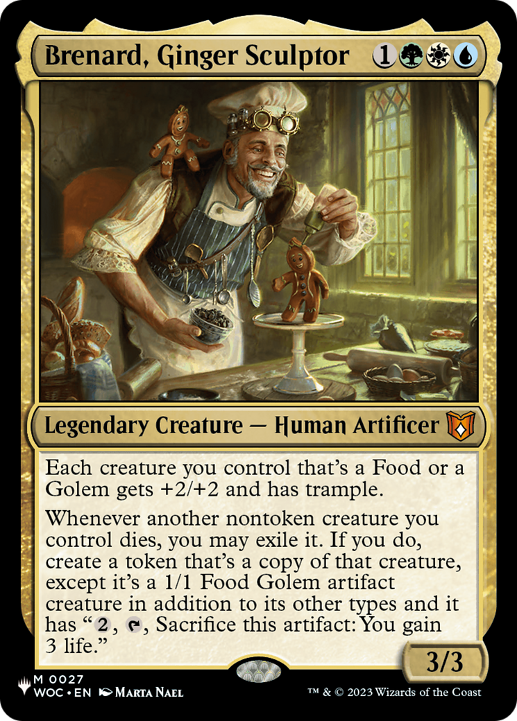 Brenard, Ginger Sculptor (WOC) [The List] | Galactic Gamez