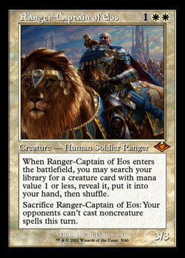 Ranger-Captain of Eos (Retro Foil Etched) [Modern Horizons] | Galactic Gamez