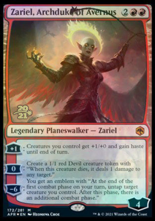 Zariel, Archduke of Avernus [Dungeons & Dragons: Adventures in the Forgotten Realms Prerelease Promos] | Galactic Gamez