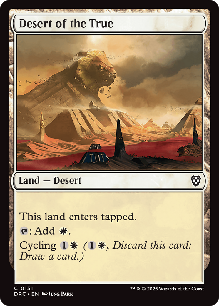 Desert of the True [Aetherdrift Commander] | Galactic Gamez