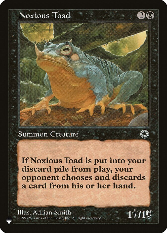 Noxious Toad [The List] | Galactic Gamez