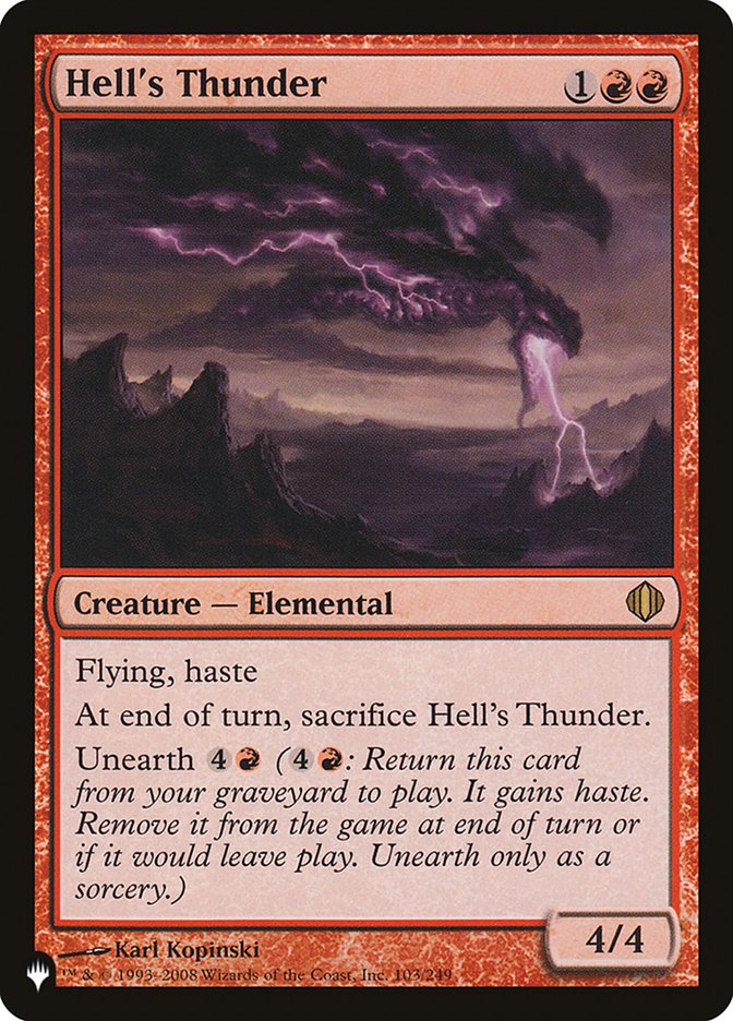 Hell's Thunder [The List] | Galactic Gamez