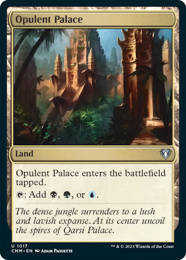 Opulent Palace [Commander Masters] | Galactic Gamez