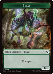 Sculpture Treasure // Beast Double-Sided Token [Reality Fracture Tokens] | Galactic Gamez