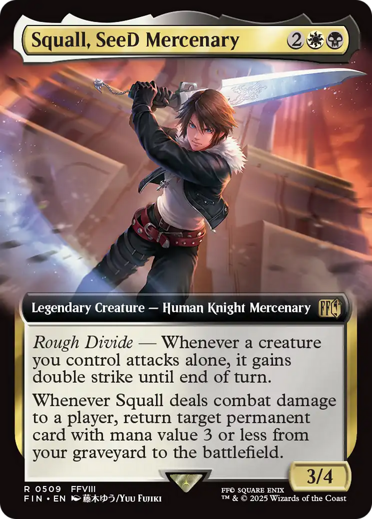 Squall, SeeD Mercenary (Extended Art) [FINAL FANTASY] | Galactic Gamez