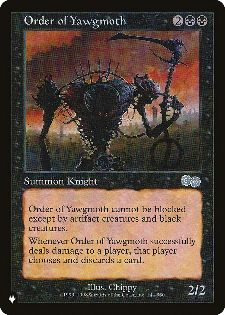 Order of Yawgmoth (USG) [The List] | Galactic Gamez