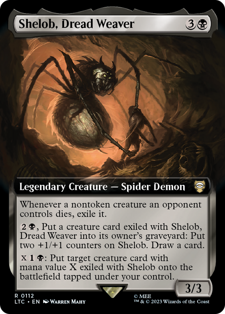 Shelob, Dread Weaver (Extended Art) [The Lord of the Rings: Tales of Middle-Earth Commander] | Galactic Gamez