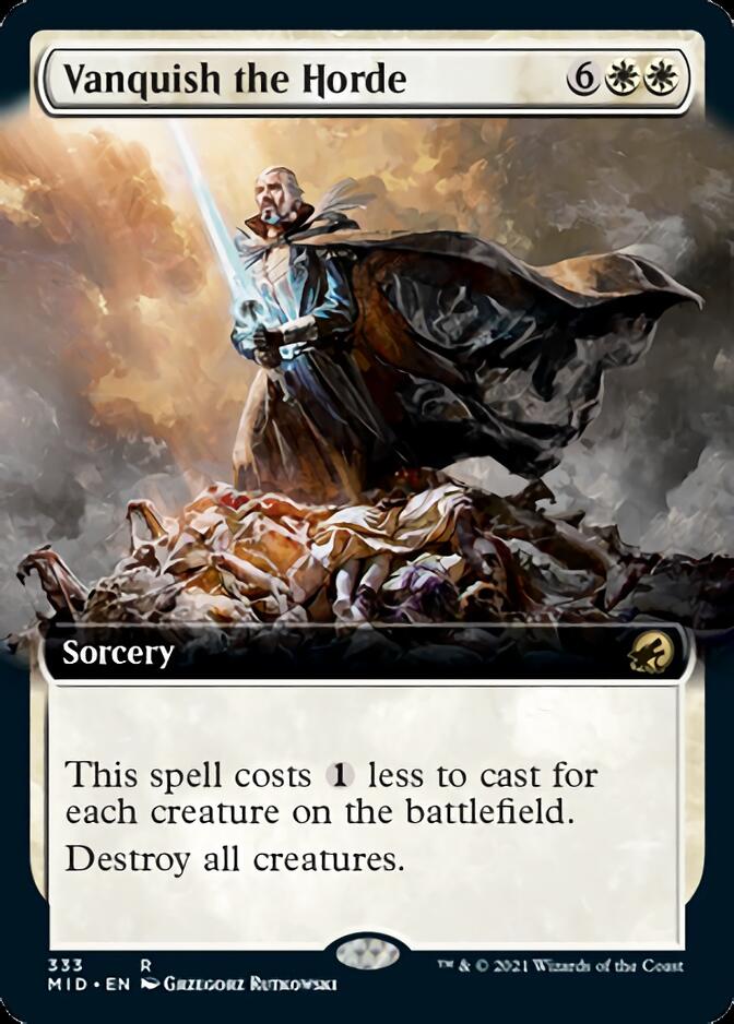 Vanquish the Horde (Extended Art) [Innistrad: Midnight Hunt] | Galactic Gamez