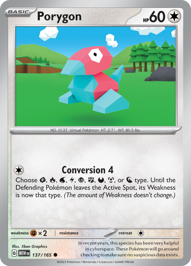 Porygon (137/165) [Scarlet & Violet: 151] | Galactic Gamez