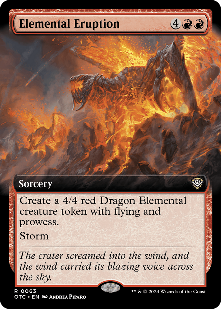 Elemental Eruption (Extended Art) [Outlaws of Thunder Junction Commander] | Galactic Gamez