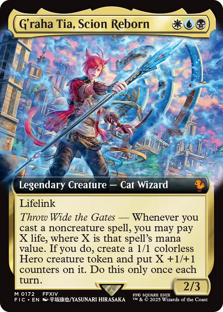 G'raha Tia, Scion Reborn (Extended Art) [FINAL FANTASY Commander] | Galactic Gamez