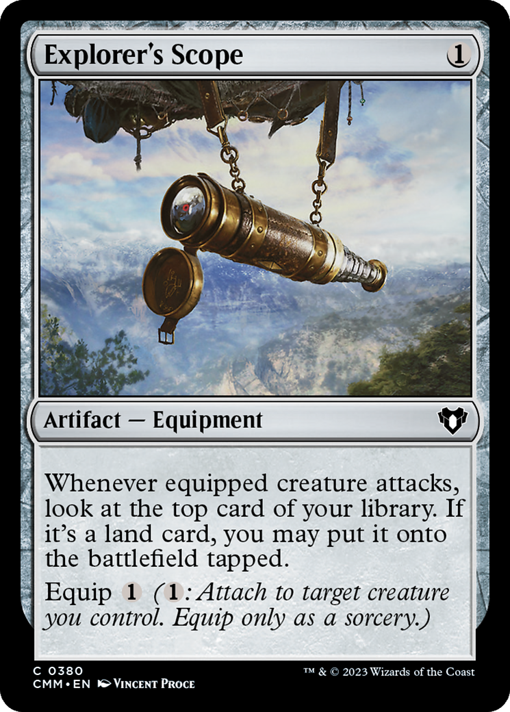 Explorer's Scope [Commander Masters] | Galactic Gamez