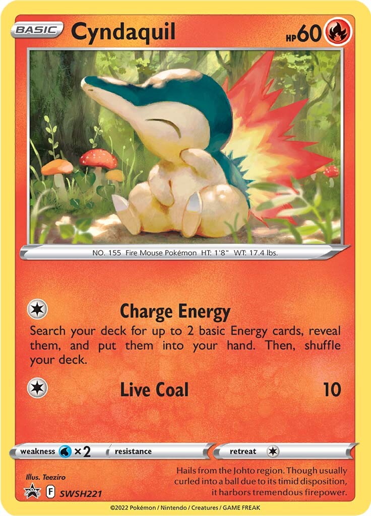 Cyndaquil (SWSH221) [Sword & Shield: Black Star Promos] | Galactic Gamez