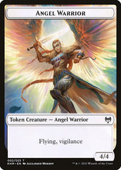 Treasure // Angel Warrior Double-Sided Token [Kaldheim Tokens] | Galactic Gamez