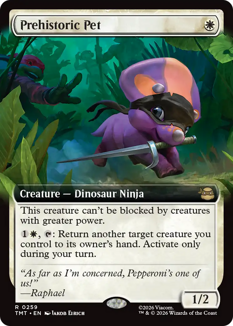 Prehistoric Pet (Extended Art) [Teenage Mutant Ninja Turtles] | Galactic Gamez