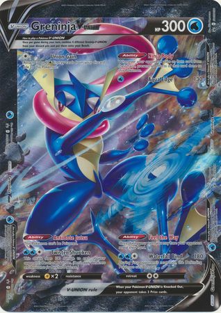 Greninja V-Union (Jumbo Card) [Sword & Shield: Black Star Promos] | Galactic Gamez