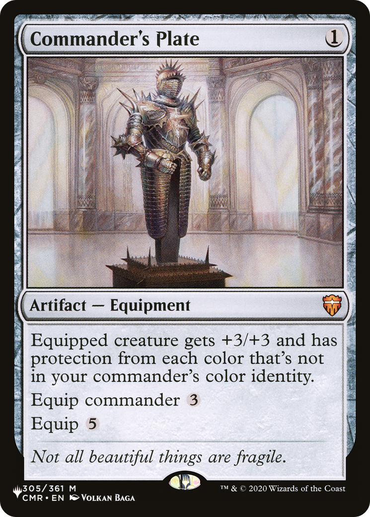 Commander's Plate [The List] | Galactic Gamez