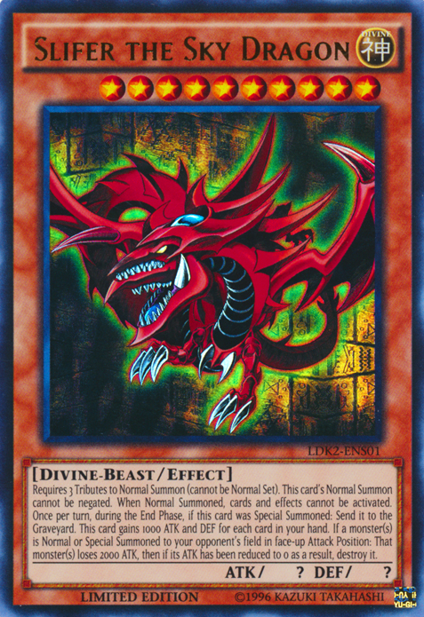 Slifer the Sky Dragon [LDK2-ENS01] Ultra Rare | Galactic Gamez