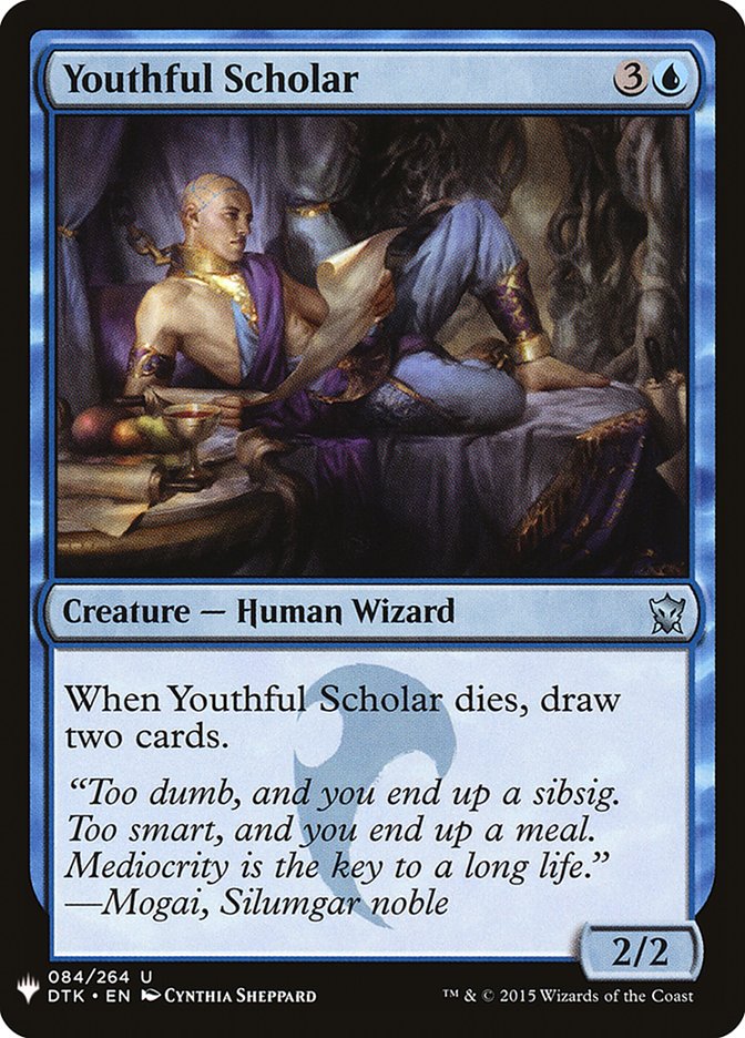 Youthful Scholar [Mystery Booster] | Galactic Gamez