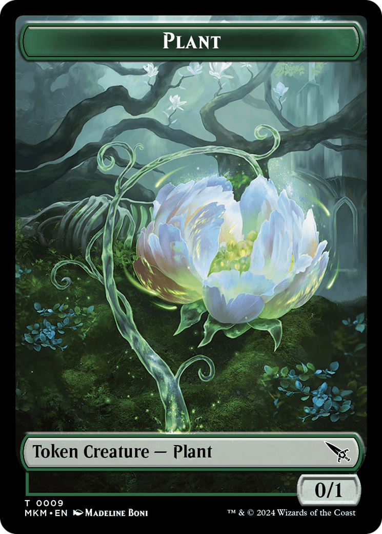 Plant Token [Murders at Karlov Manor Tokens] | Galactic Gamez