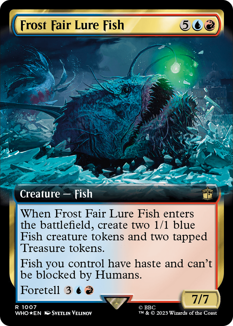 Frost Fair Lure Fish (Extended Art) (Surge Foil) [Doctor Who] | Galactic Gamez