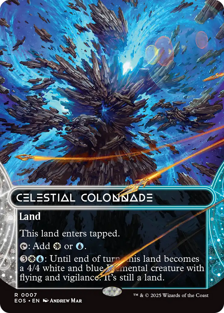 Celestial Colonnade (0007) (Borderless) [Edge of Eternities: Stellar Sights] | Galactic Gamez