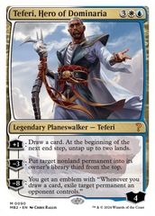 Teferi, Hero of Dominaria (White Border) [Mystery Booster 2] | Galactic Gamez