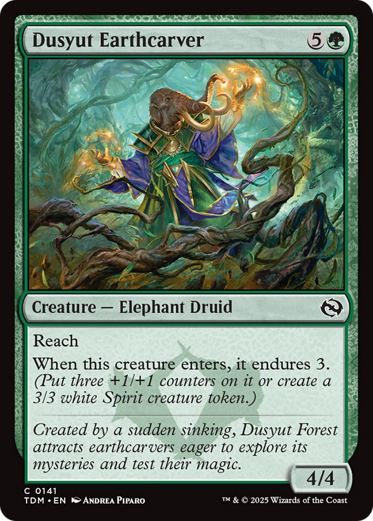 Dusyut Earthcarver [Tarkir: Dragonstorm] | Galactic Gamez