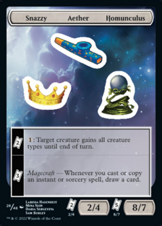 Snazzy Aether Homunculus [Unfinity Stickers] | Galactic Gamez