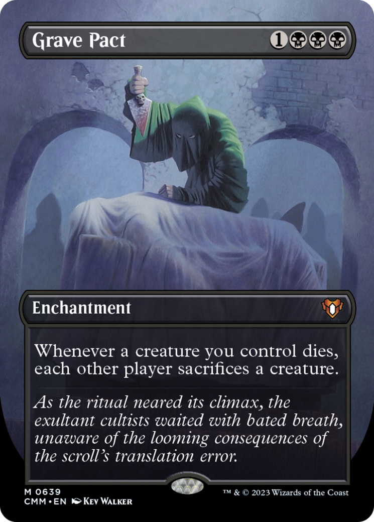 Grave Pact (Borderless Alternate Art) [Commander Masters] | Galactic Gamez