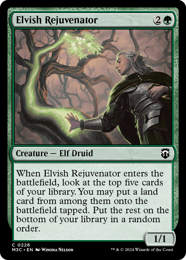 Elvish Rejuvenator (Ripple Foil) [Modern Horizons 3 Commander] | Galactic Gamez