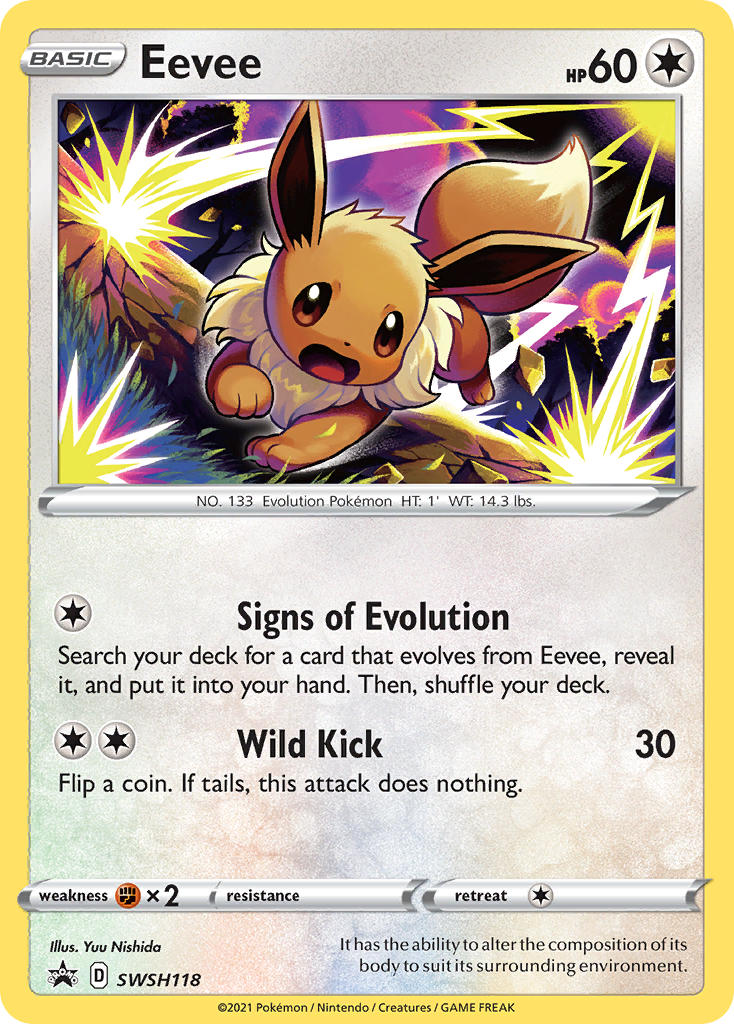 Eevee (SWSH118) [Sword & Shield: Black Star Promos] | Galactic Gamez