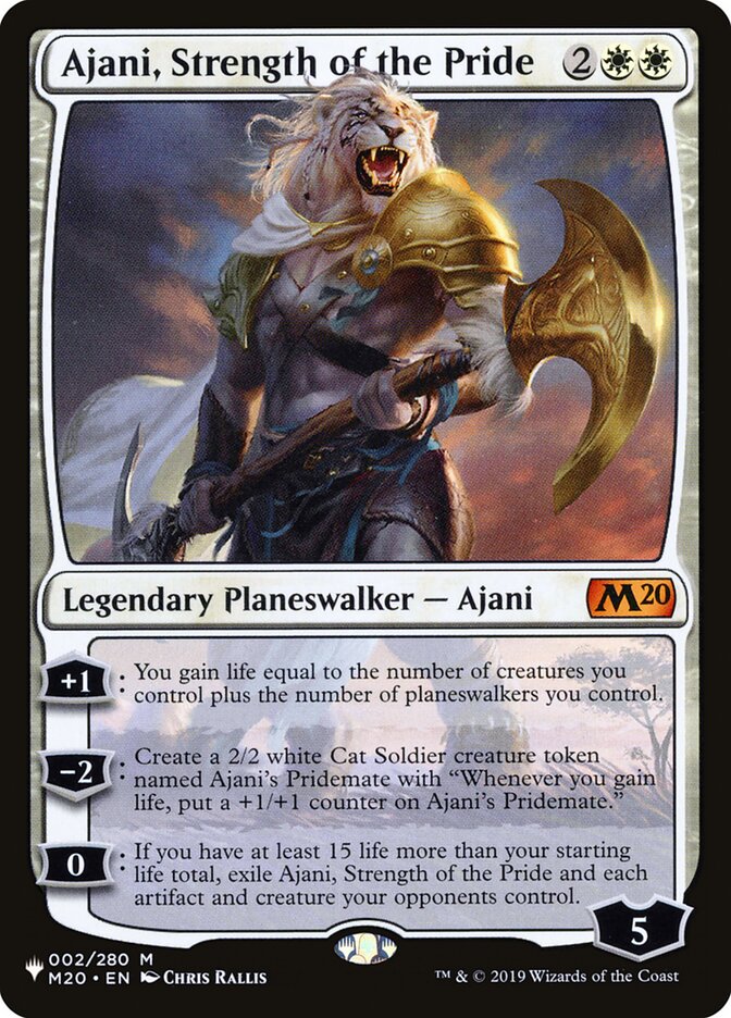 Ajani, Strength of the Pride [The List] | Galactic Gamez