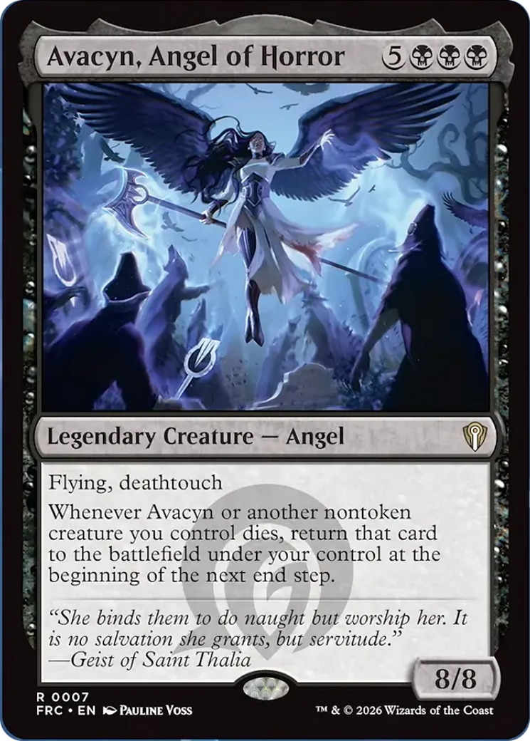 Avacyn, Angel of Horror [Reality Fracture Commander] | Galactic Gamez