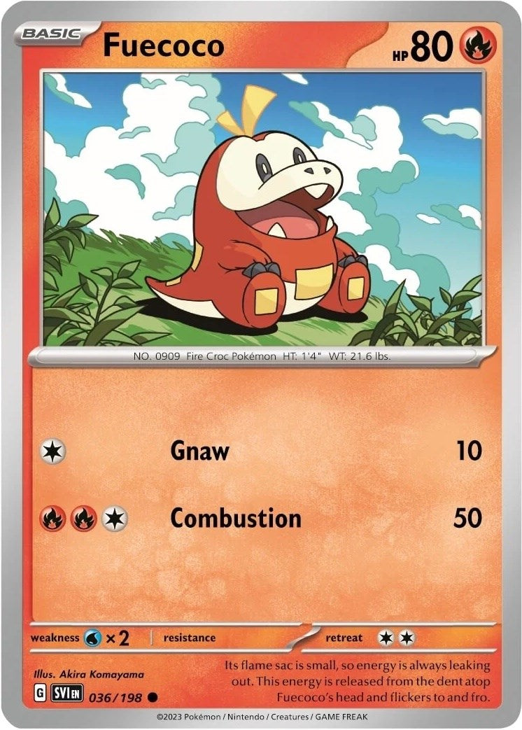 Fuecoco (036/198) (Paldea Collection) [Scarlet & Violet: Base Set] | Galactic Gamez