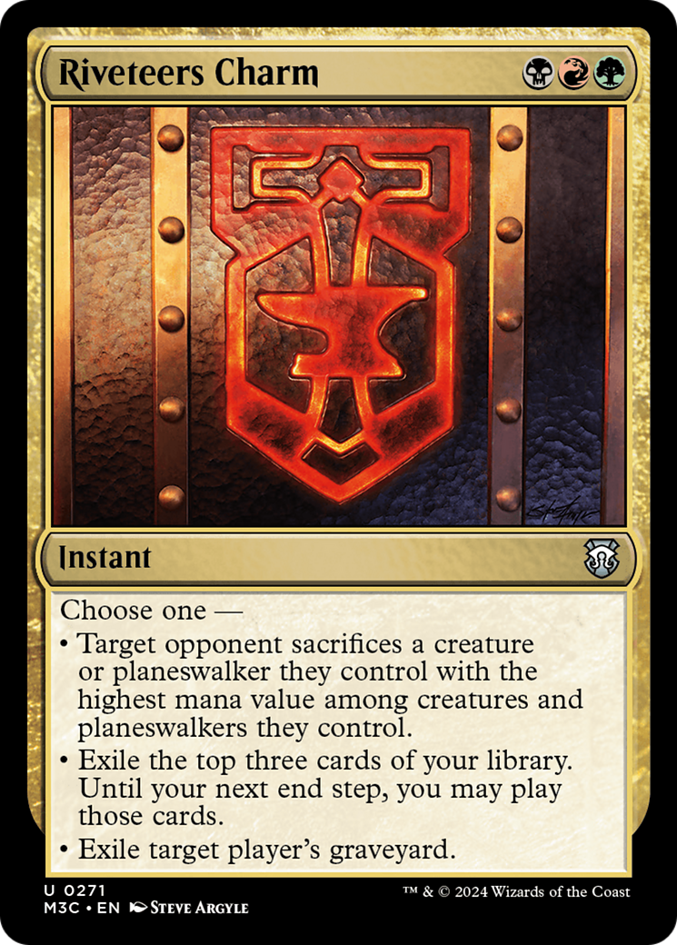 Riveteers Charm (Ripple Foil) [Modern Horizons 3 Commander] | Galactic Gamez