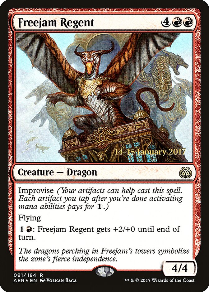 Freejam Regent [Aether Revolt Prerelease Promos] | Galactic Gamez