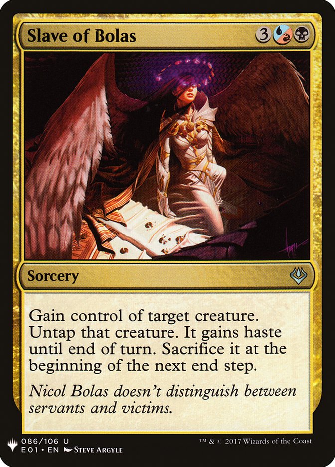 Slave of Bolas [Mystery Booster] | Galactic Gamez