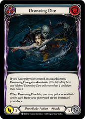 Drowning Dire (Blue) [EVR112] (Everfest)  1st Edition Rainbow Foil | Galactic Gamez
