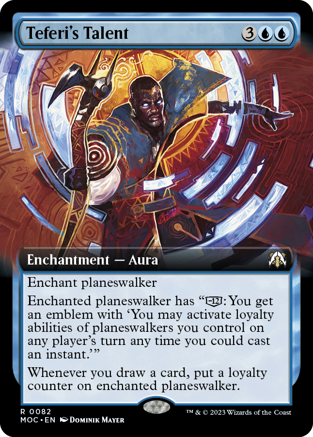 Teferi's Talent (Extended Art) [March of the Machine Commander] | Galactic Gamez