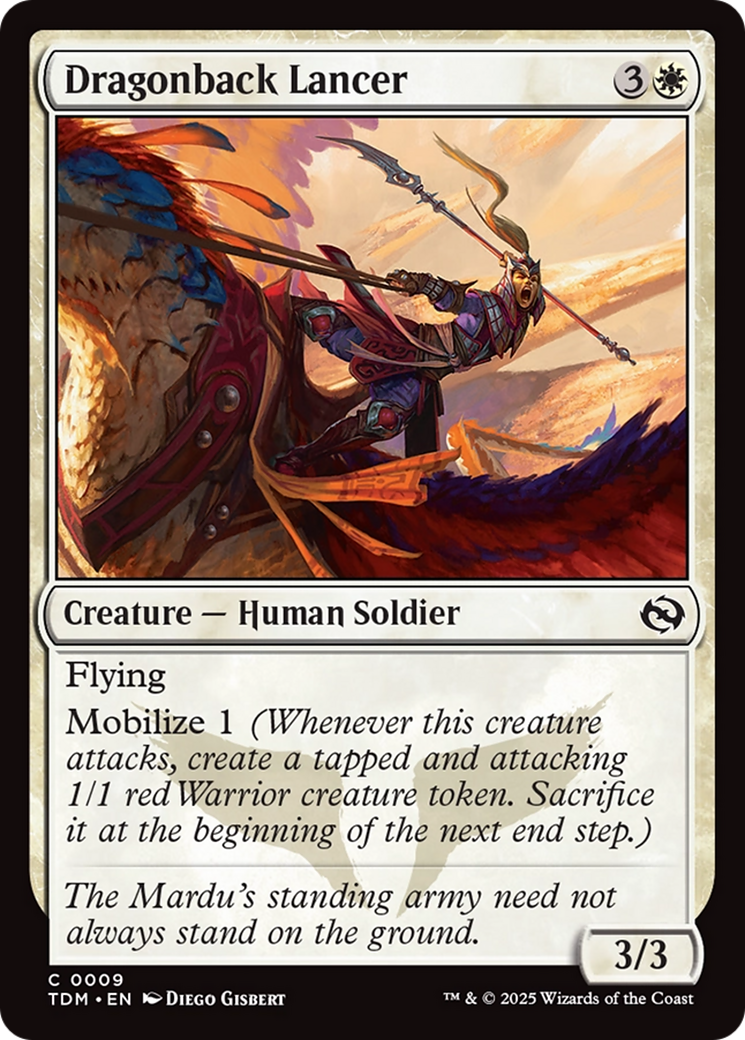 Dragonback Lancer [Tarkir: Dragonstorm] | Galactic Gamez