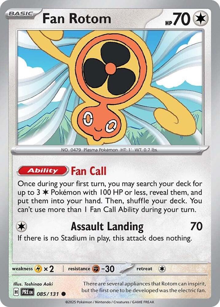 Fan Rotom (085/131) [Scarlet & Violet: Prismatic Evolutions] | Galactic Gamez