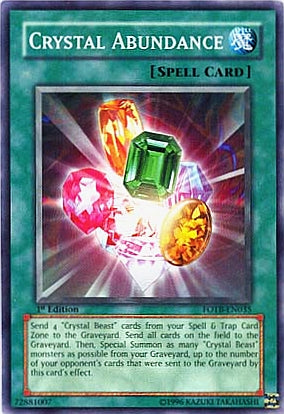 Crystal Abundance [FOTB-EN035] Common | Galactic Gamez