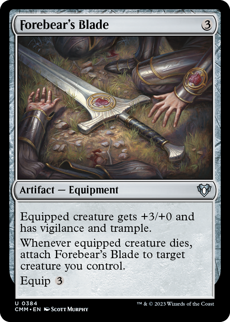 Forebear's Blade [Commander Masters] | Galactic Gamez