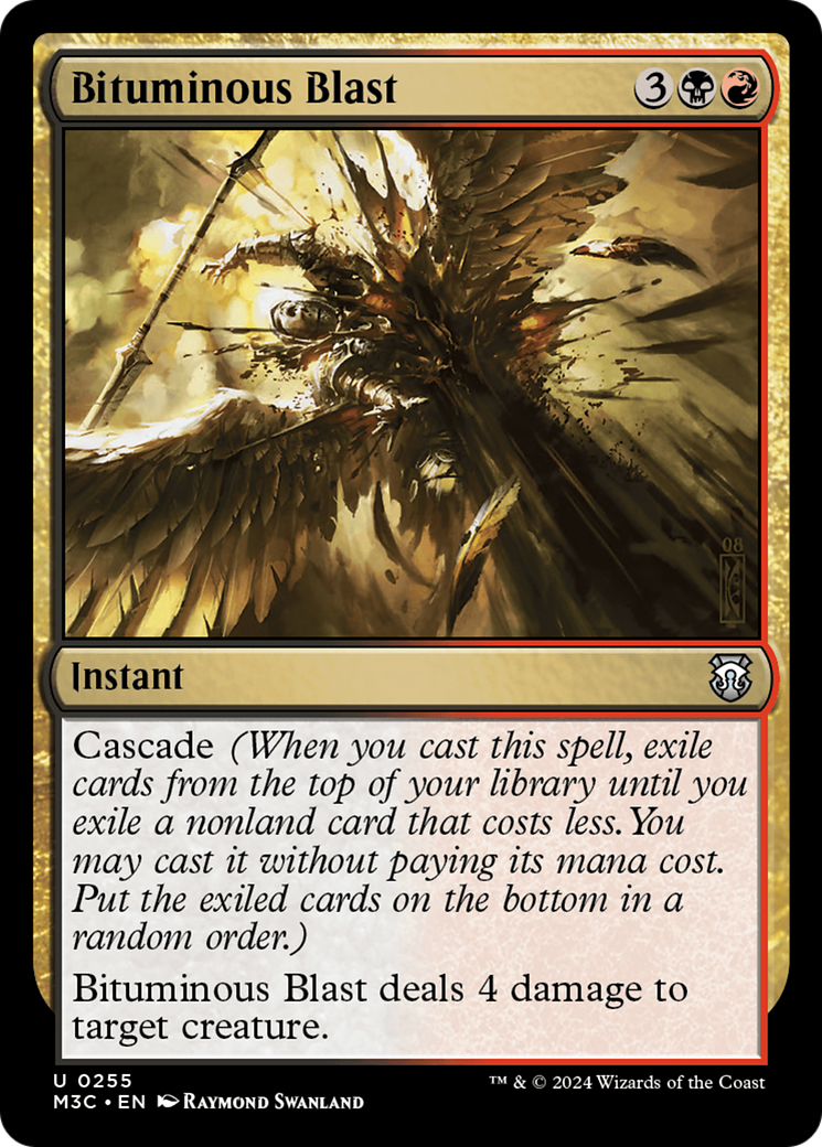 Bituminous Blast (Ripple Foil) [Modern Horizons 3 Commander] | Galactic Gamez