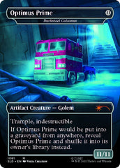 Darksteel Colossus - Optimus Prime (Borderless) [Secret Lair Drop Series] | Galactic Gamez