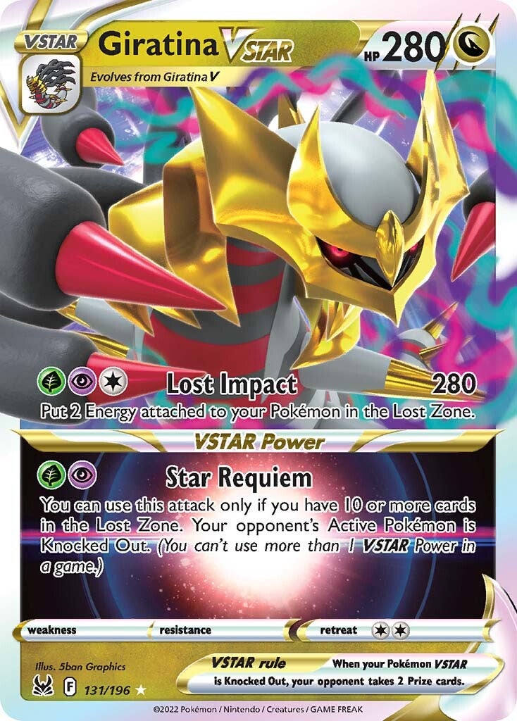 Giratina VSTAR (131/196) (Jumbo Card) [Sword & Shield: Lost Origin] | Galactic Gamez