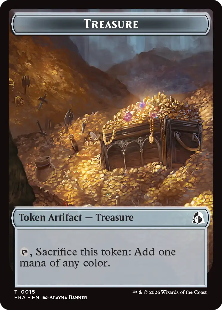 Angel (0003) // Treasure Double-Sided Token [Reality Fracture Tokens] | Galactic Gamez